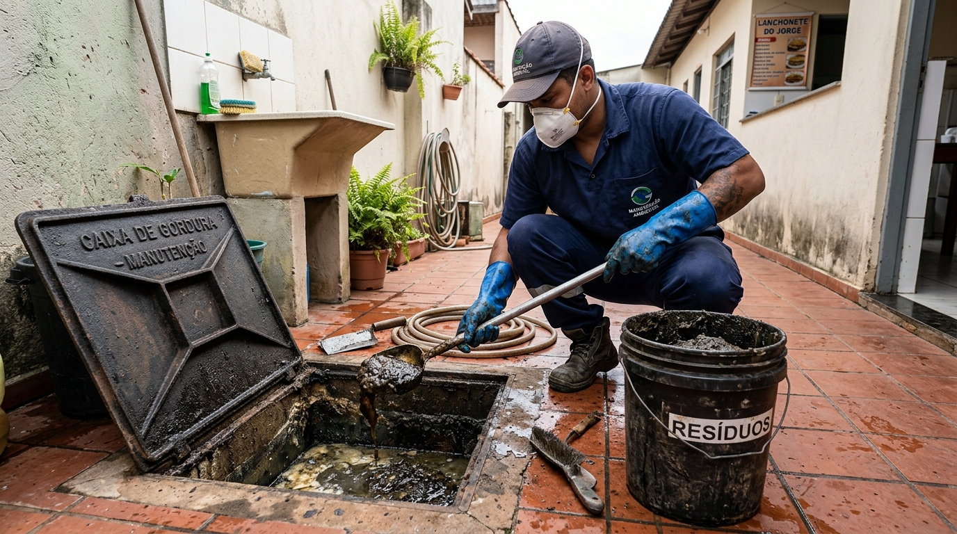 Manutenção de Caixa de Gordura em Guarulhos‑SP